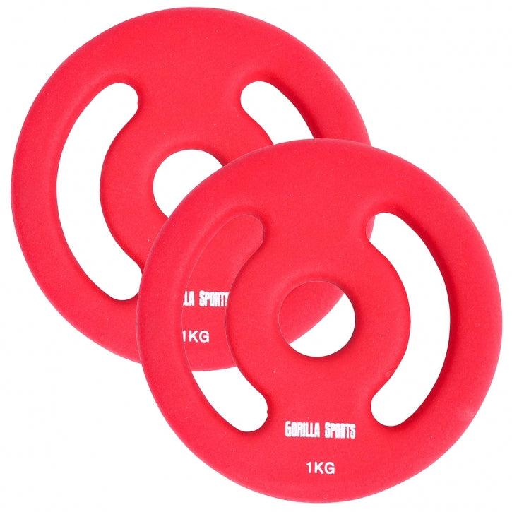 gyronetics-e-series-hantelscheiben-set-neopren-10-kg-2x5-kg image 6