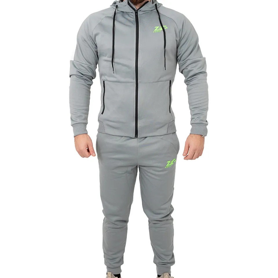 zec-passion-tracksuit-trainingsanzug-grau-set-polyester image 1