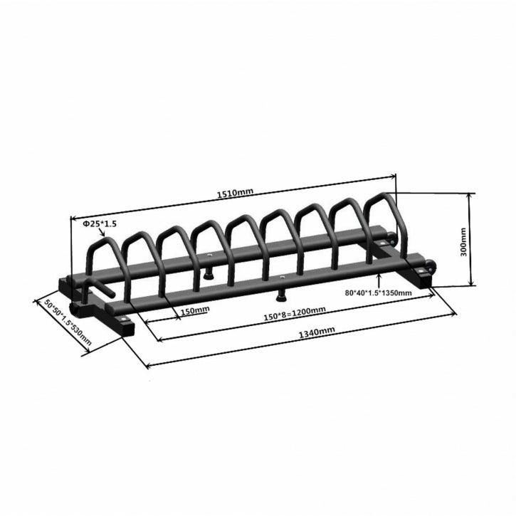 gyronetics-e-series-hantelscheibenst-nder-mobil-rollen-8-f-cher image 3