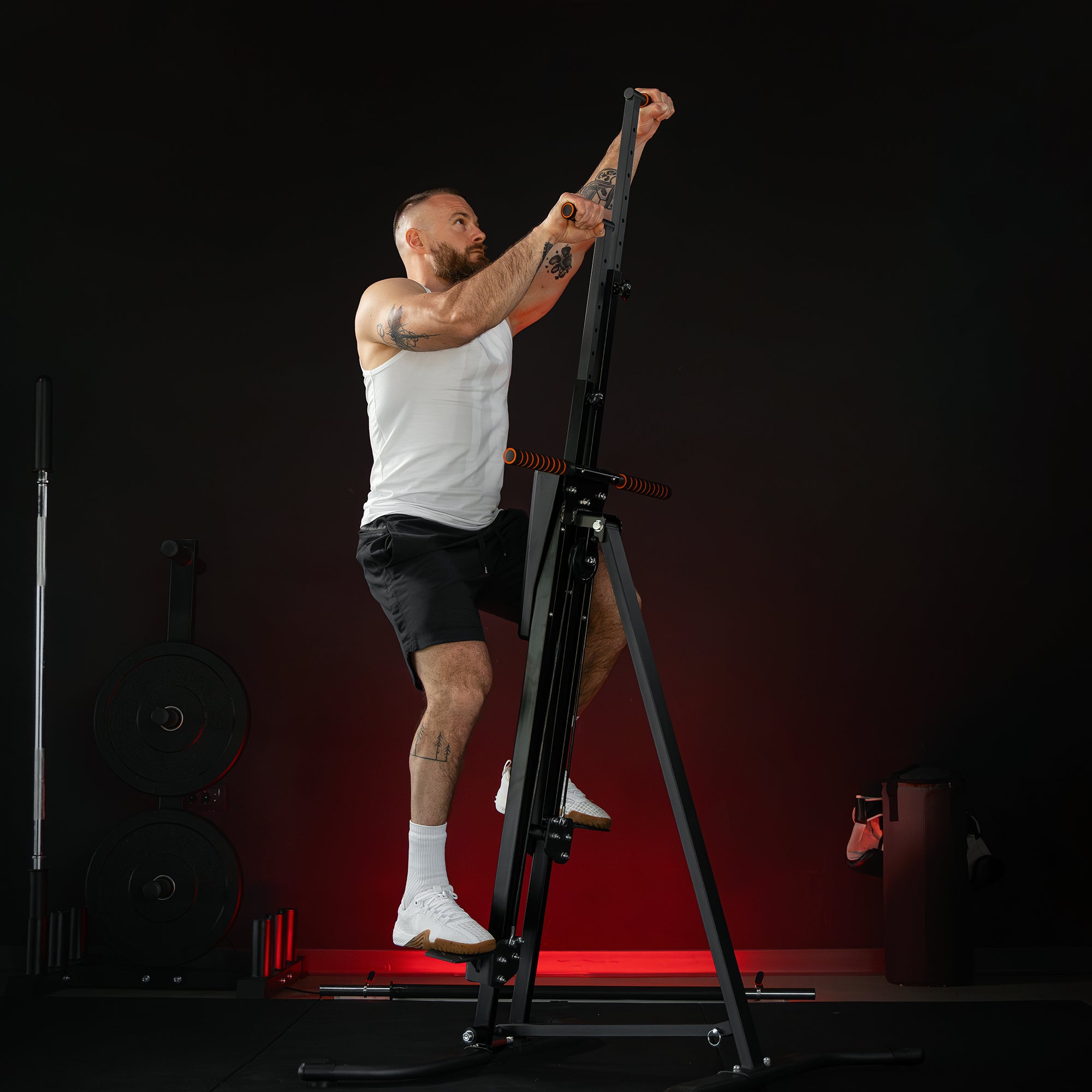 gyronetics-e-series-vertical-climber-stepper-klappbar-schwarz image 2