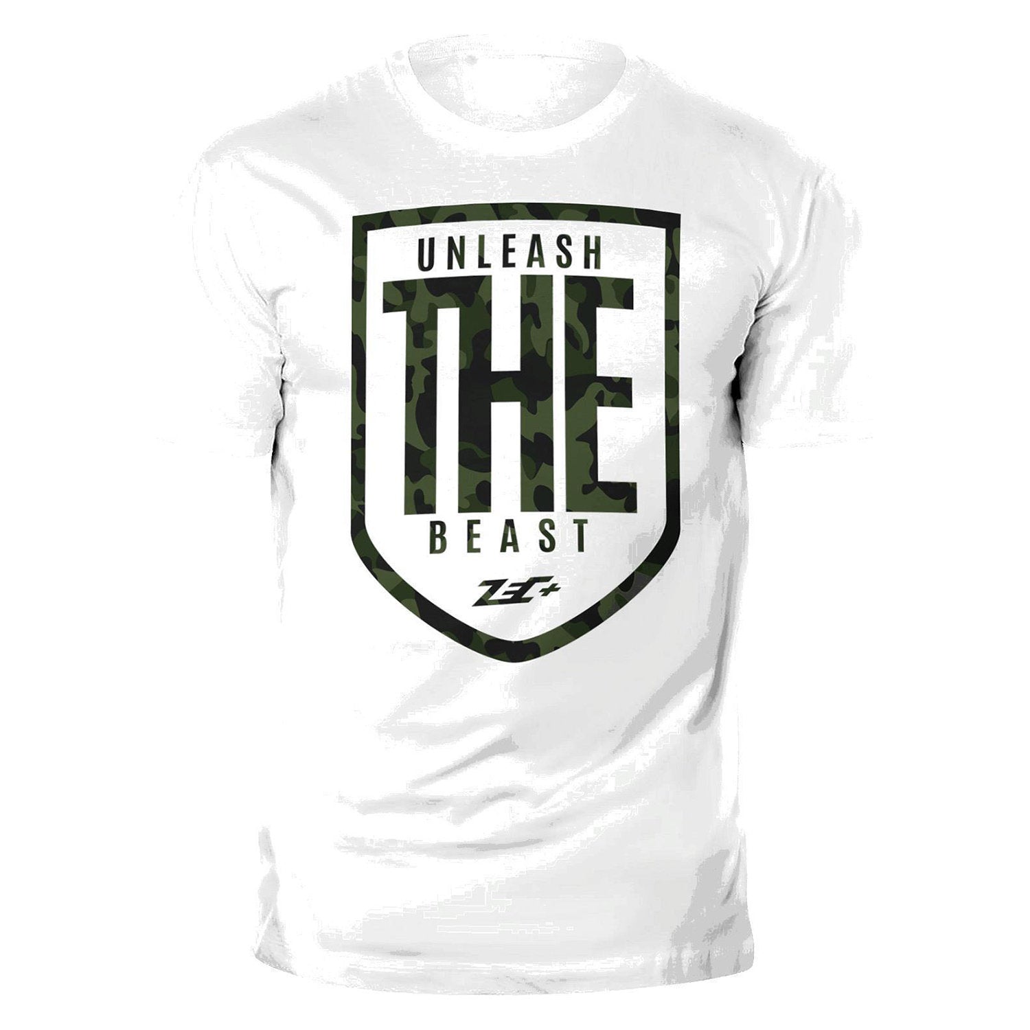 zec-unleash-the-beast-t-shirt-herren-wei-baumwolle image 1