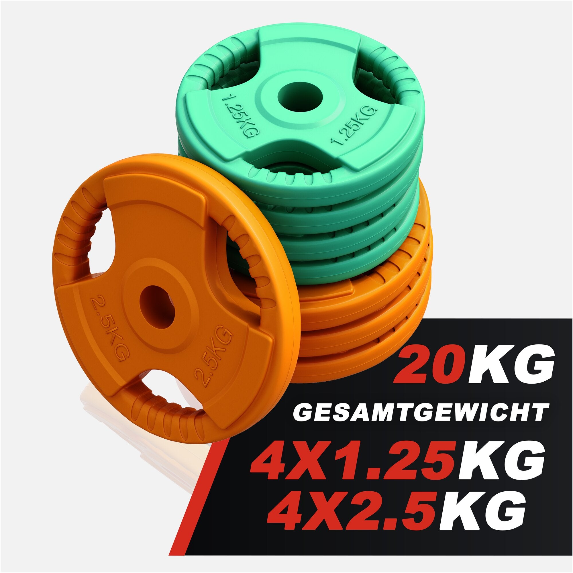 gyronetics-e-series-kurzhantel-set-gummi-gripper-20-kg-federverschluss image 3