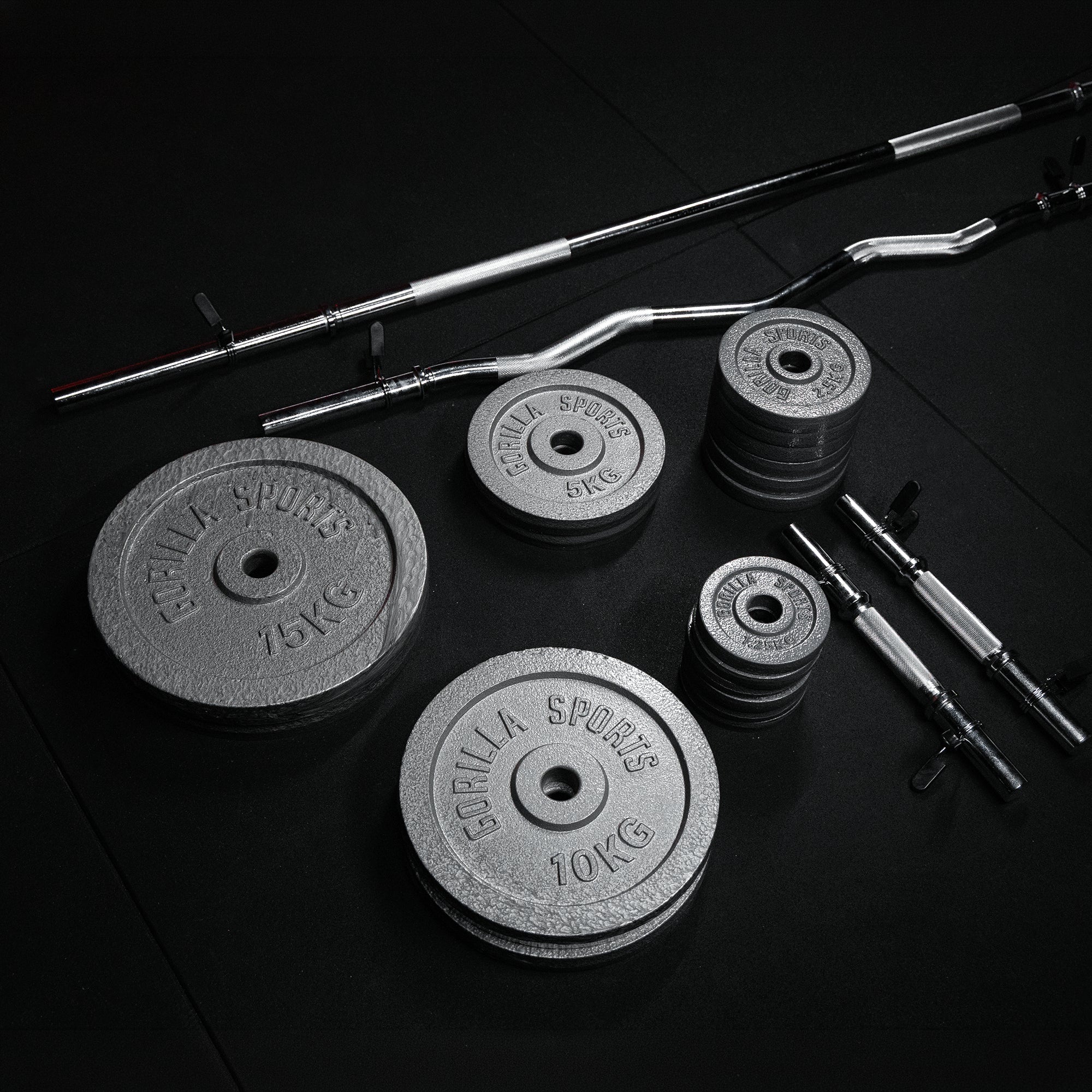 gyronetics-e-series-langhantel-set-gusseisen-108-kg-federverschluss image 4
