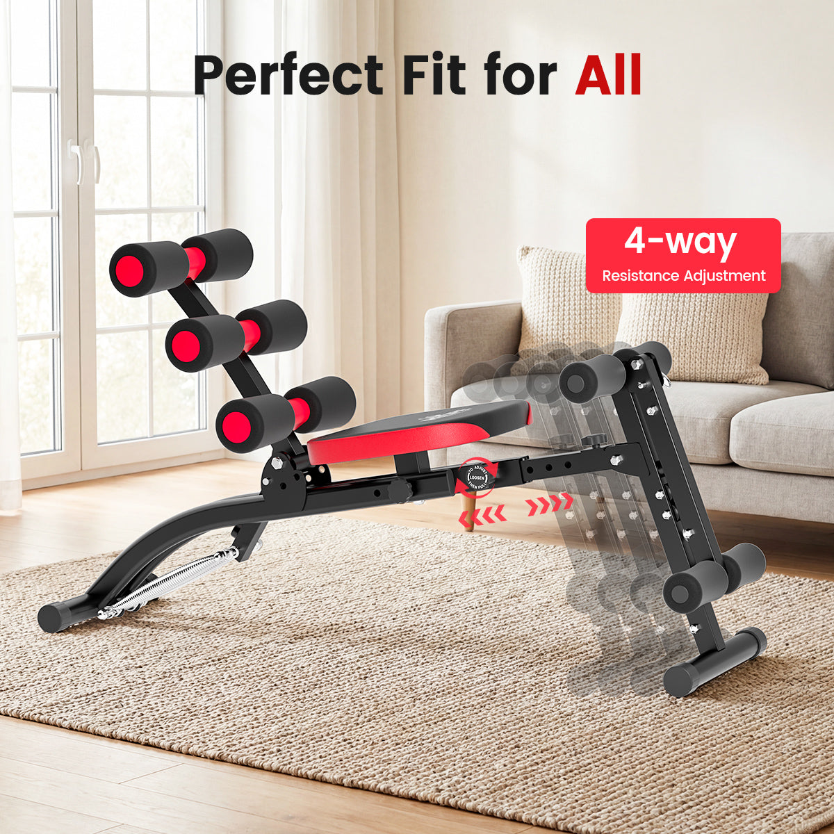 relife-ab-roller-bauchtrainer-klappbar-verstellbar-136-kg image 7