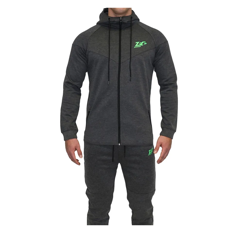 zec-plus-new-school-hoodie-grau-l-baumwolle-fitness-hoodie image 1