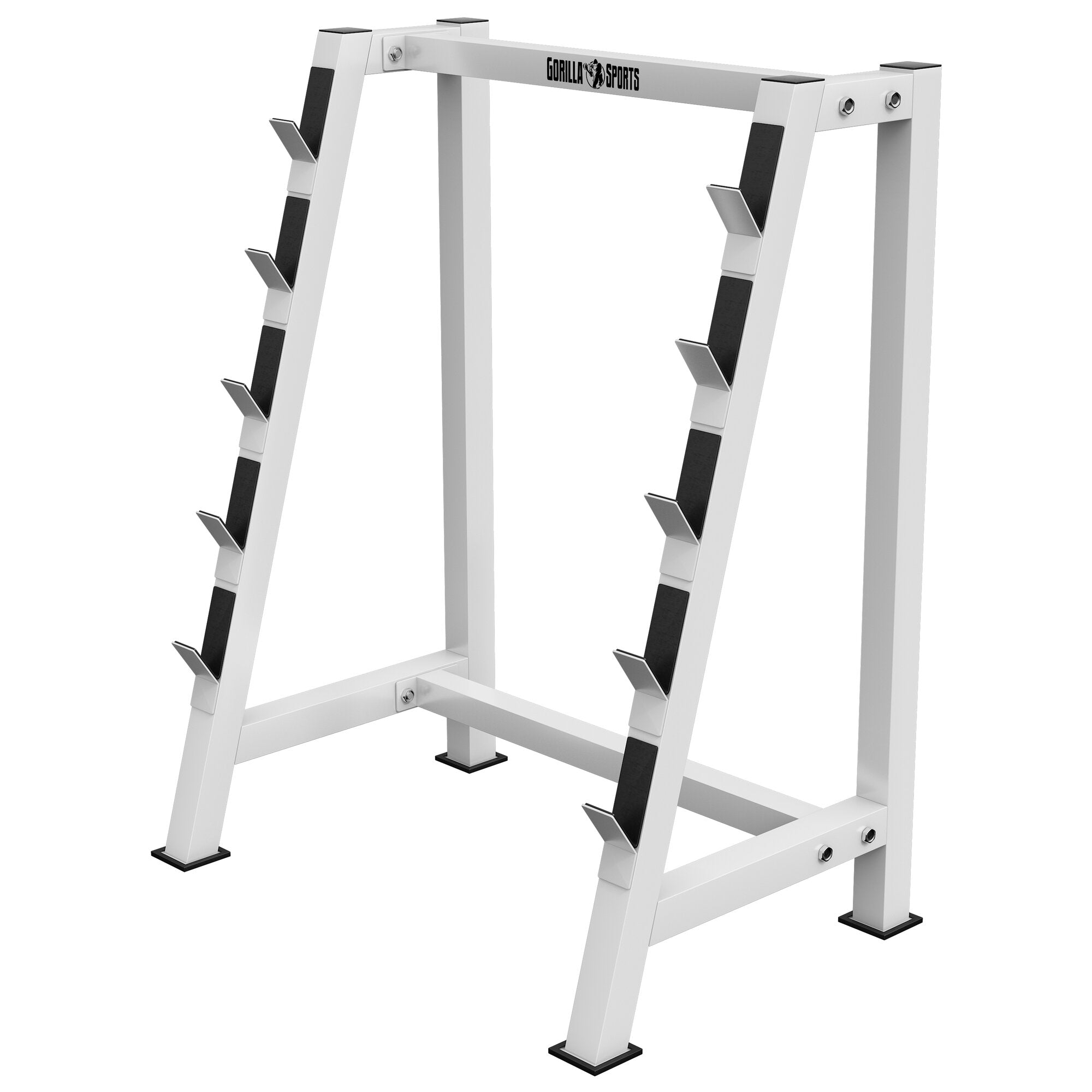 gorilla-sports-e-series-langhantelablage-5-stangen-wei image 3