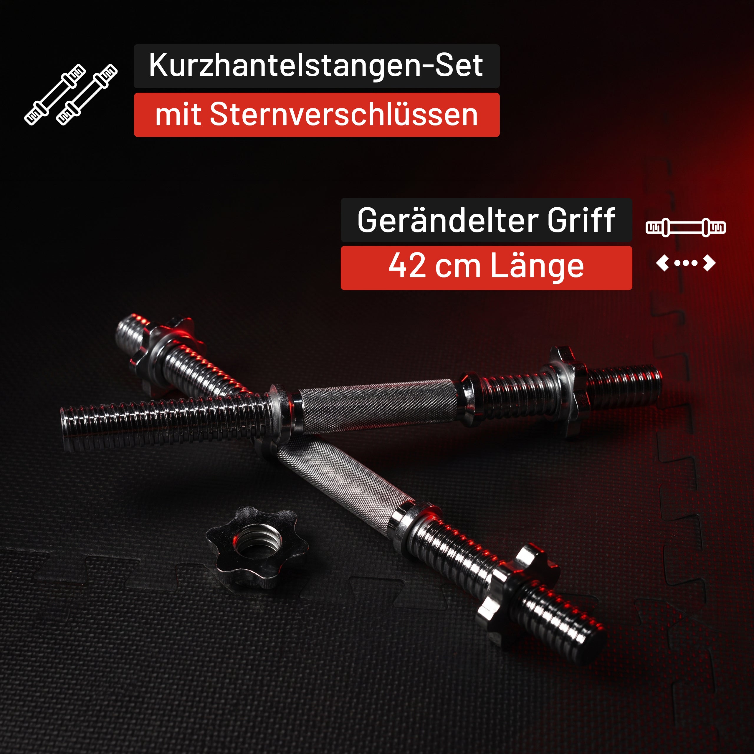 gyronetics-e-series-kurzhantel-2er-set-42-cm-sternverschluss image 3