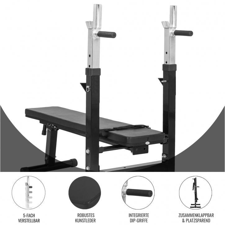 gyronetics-e-series-hantelbank-set-100-kg-schwarz-ablage image 3