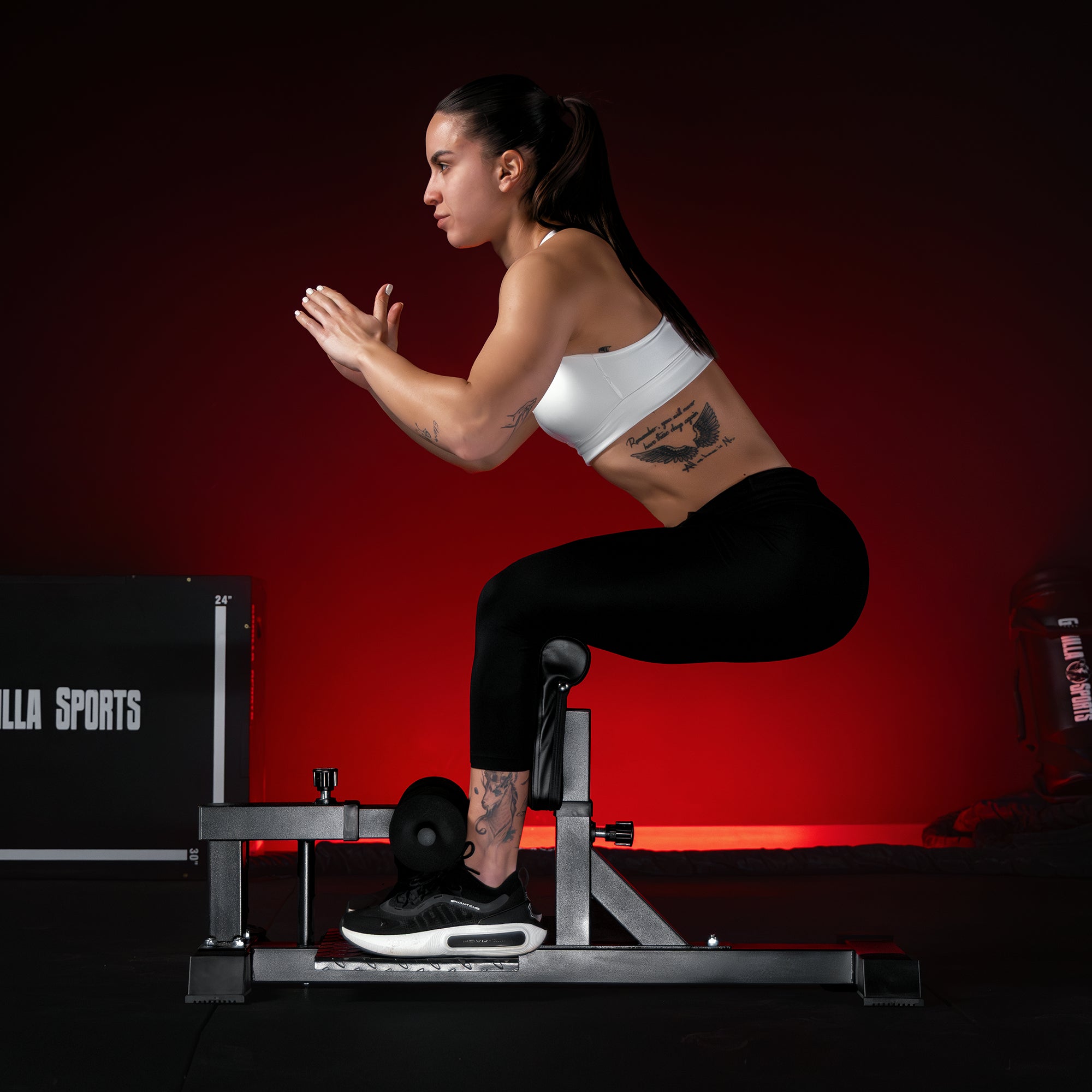 gyronetics-e-series-sissy-squat-beintrainer-verstellbar image 2