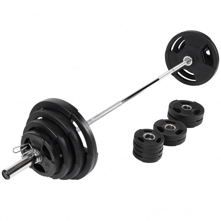 gyronetics-e-series-olympia-langhantelset-130-kg-gripper-kunststoff image 1