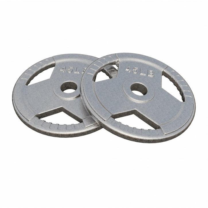 gyronetics-e-series-hantelscheibe-gusseisen-5-lb-silber image 5