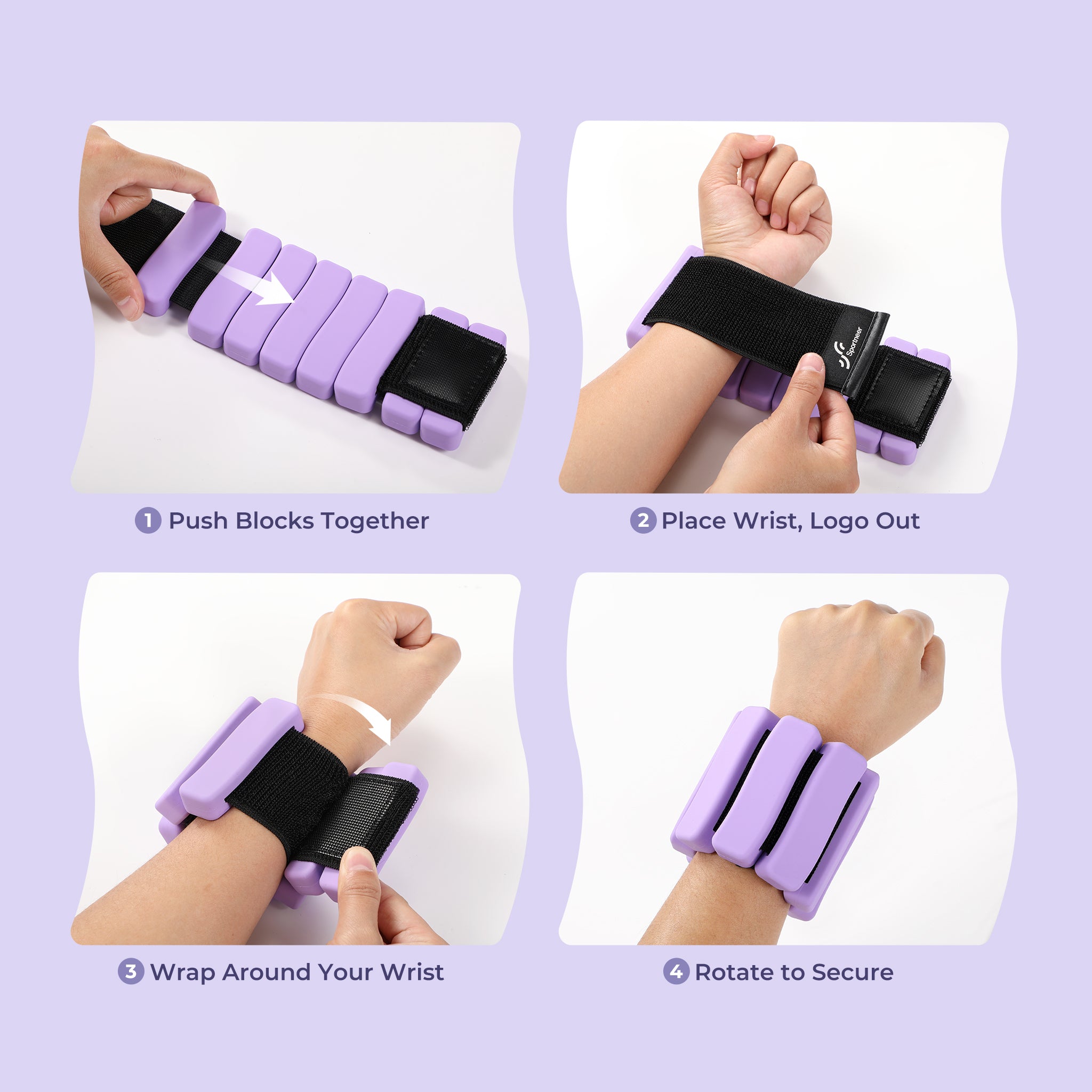 sportneer-wearable-weights-s-shape-handgelenkgewichte-twilight-black-2x1-lbs image 4