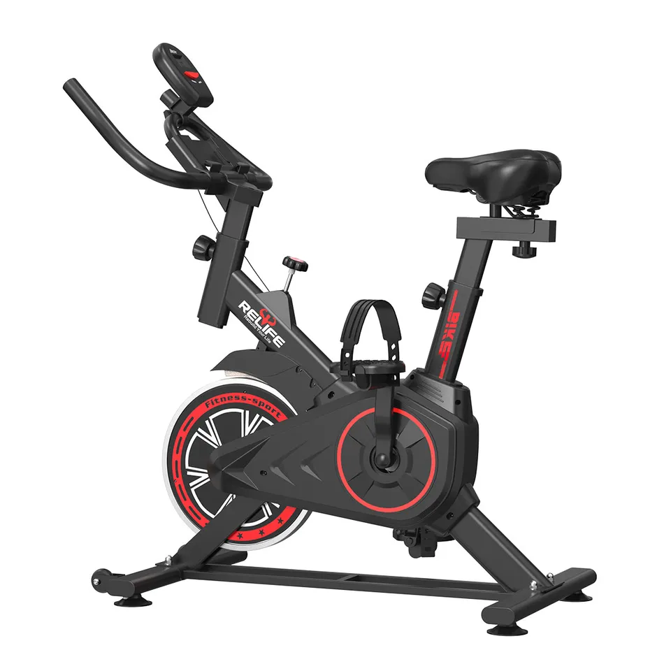 relife-exercise-bike-indoor-bike-heimtrainer-mit-riemenantrieb image 1