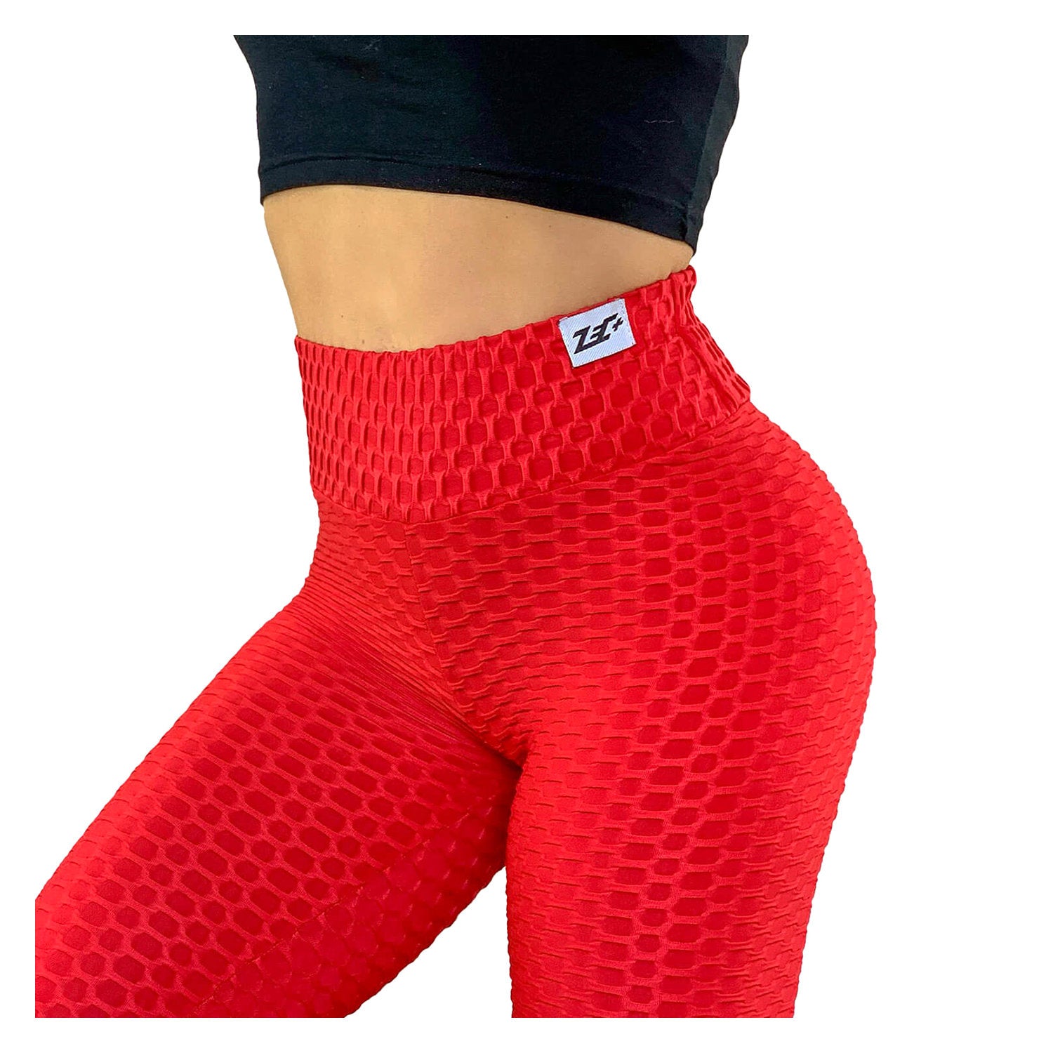 zec-leggings-perfect-shape-damen-high-waist-scrunch-schwarz image 6