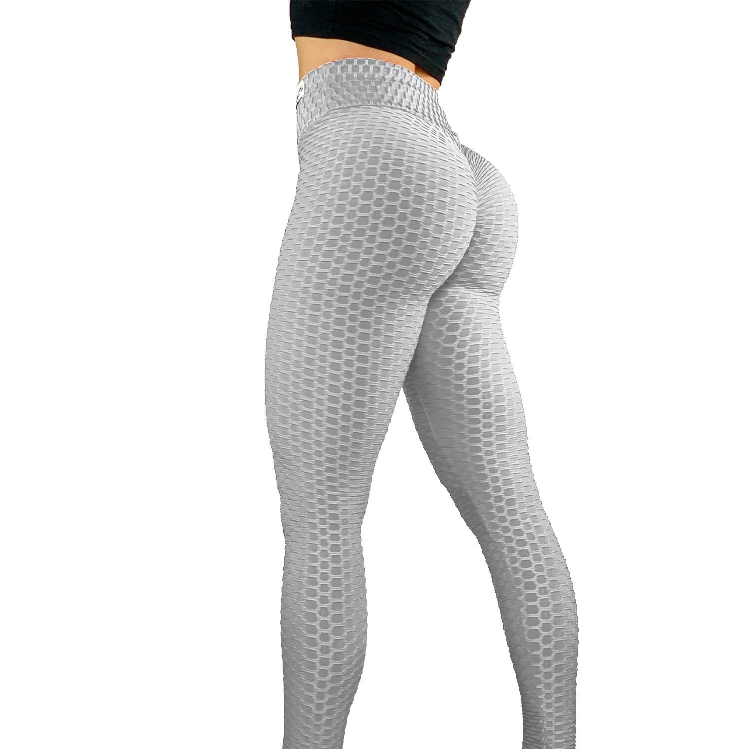 zec-leggings-perfect-shape-damen-high-waist-scrunch-schwarz image 3