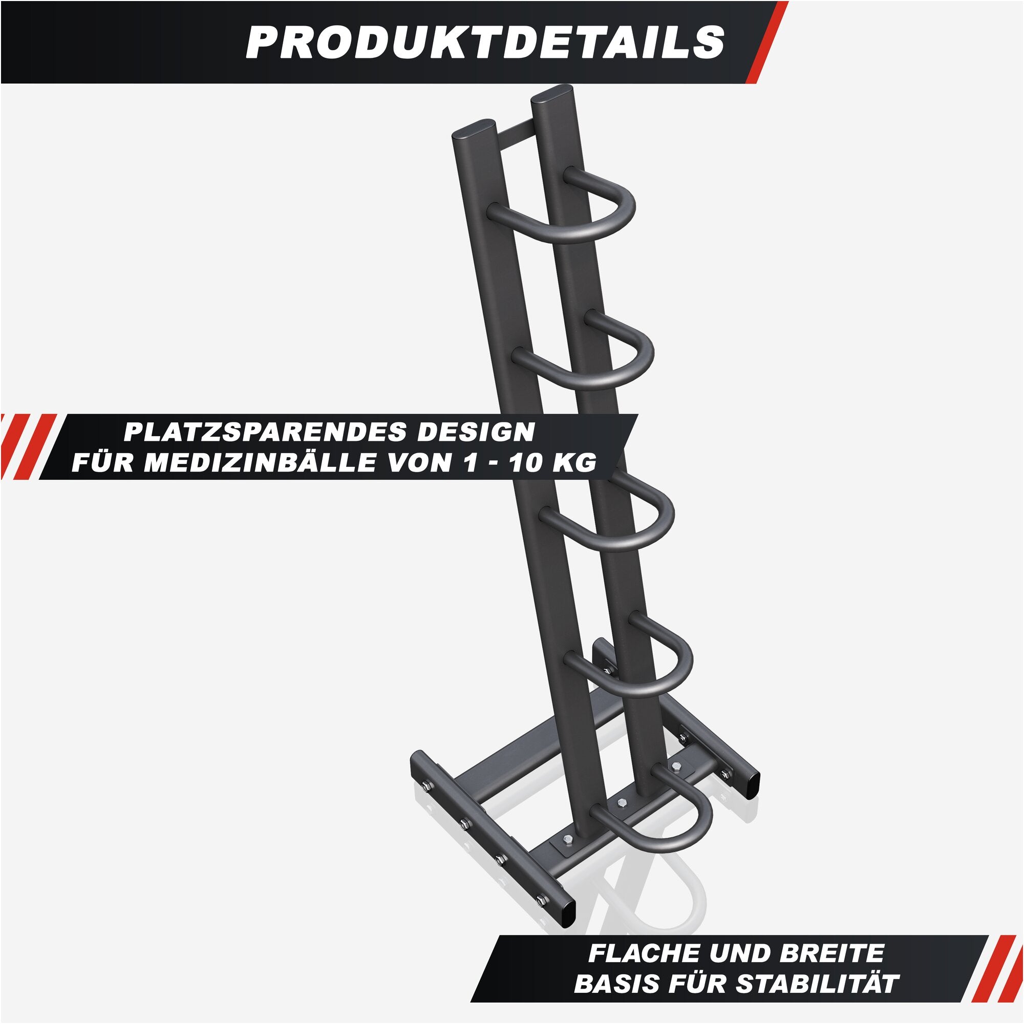 gyronetics-e-series-medizinballst-nder-f-r-5-b-lle-schwarz image 8