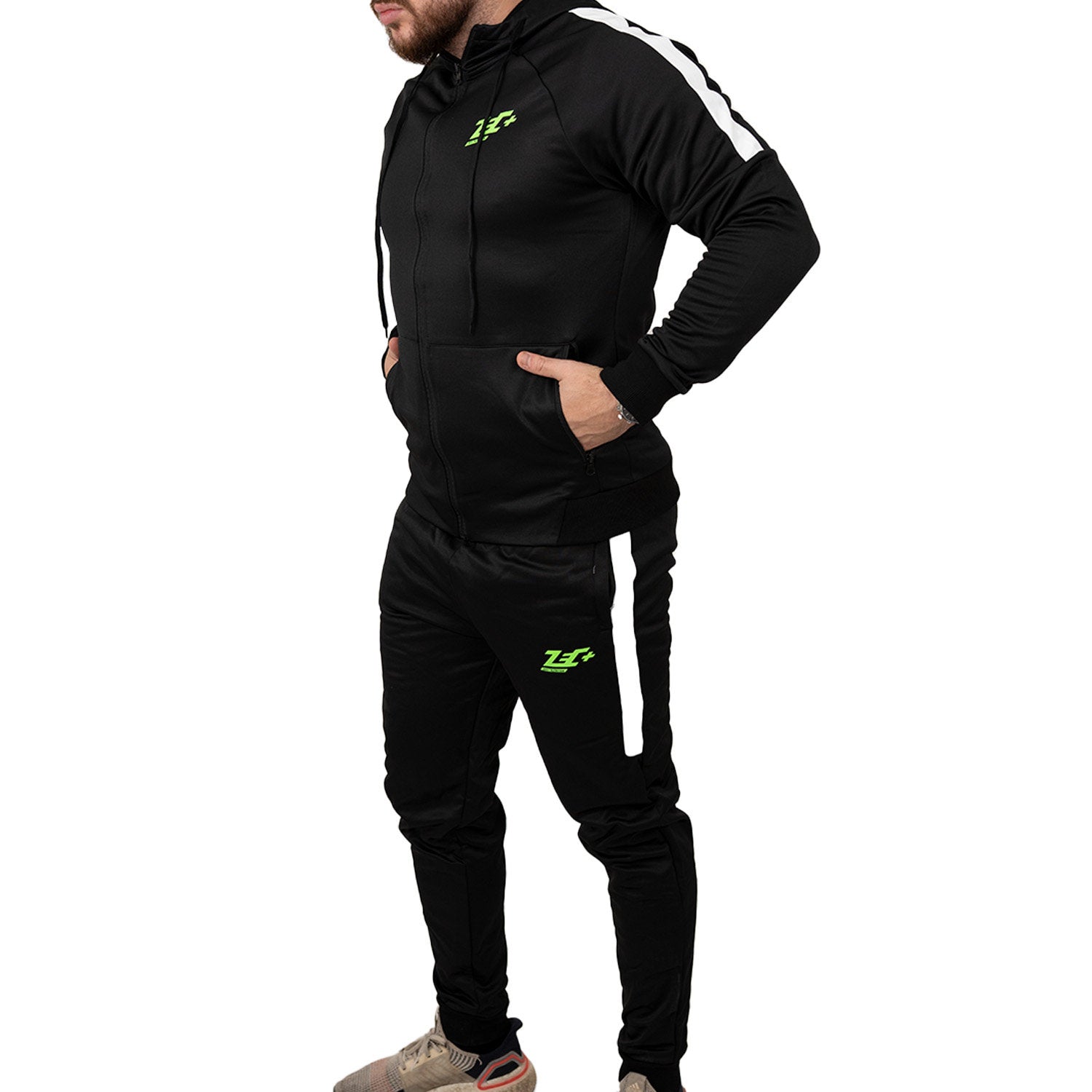 zec-plus-passion-tracksuit-trainingsanzug-schwarz-polyester image 3
