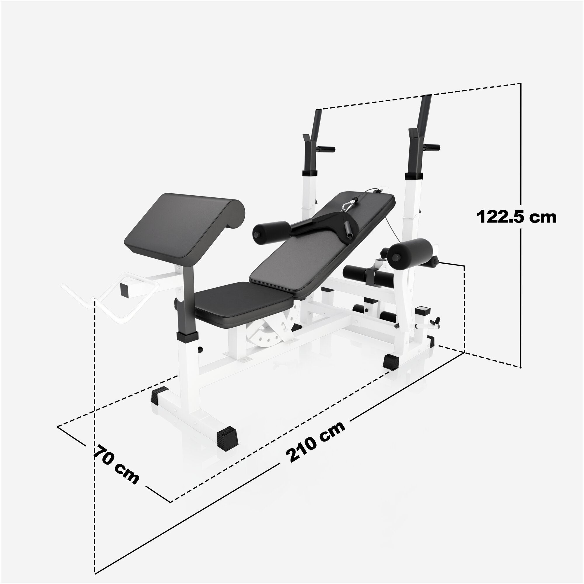 gyronetics-e-series-kraftstation-universal-100-kg-hantelset-schwarz image 8