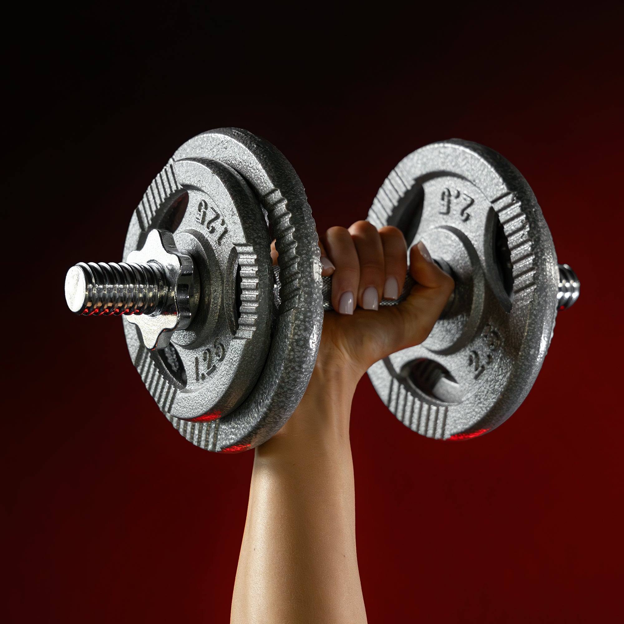 gyronetics-e-series-langhantel-set-gusseisen-gripper-100-kg image 8
