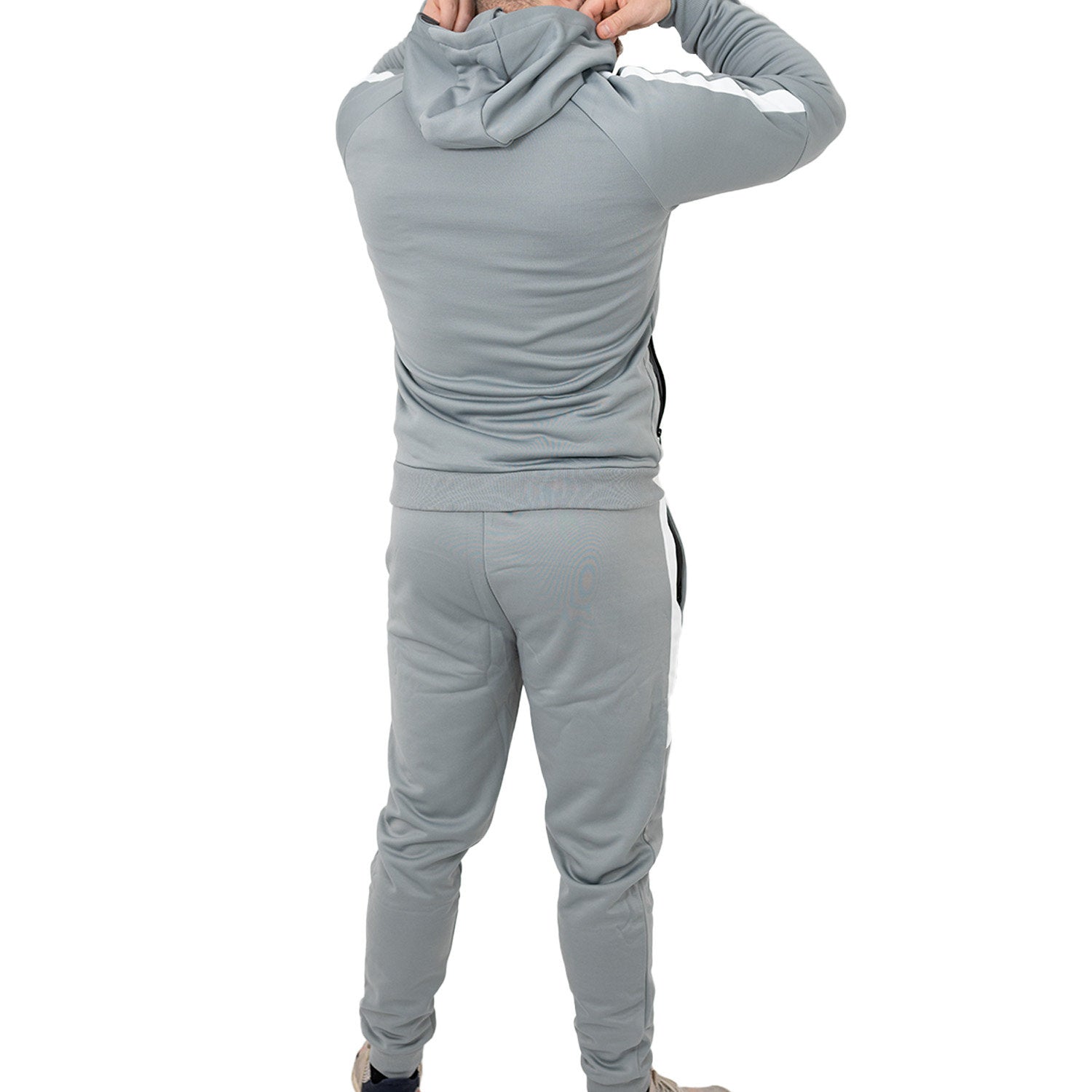 zec-passion-tracksuit-trainingsanzug-grau-set-polyester image 2