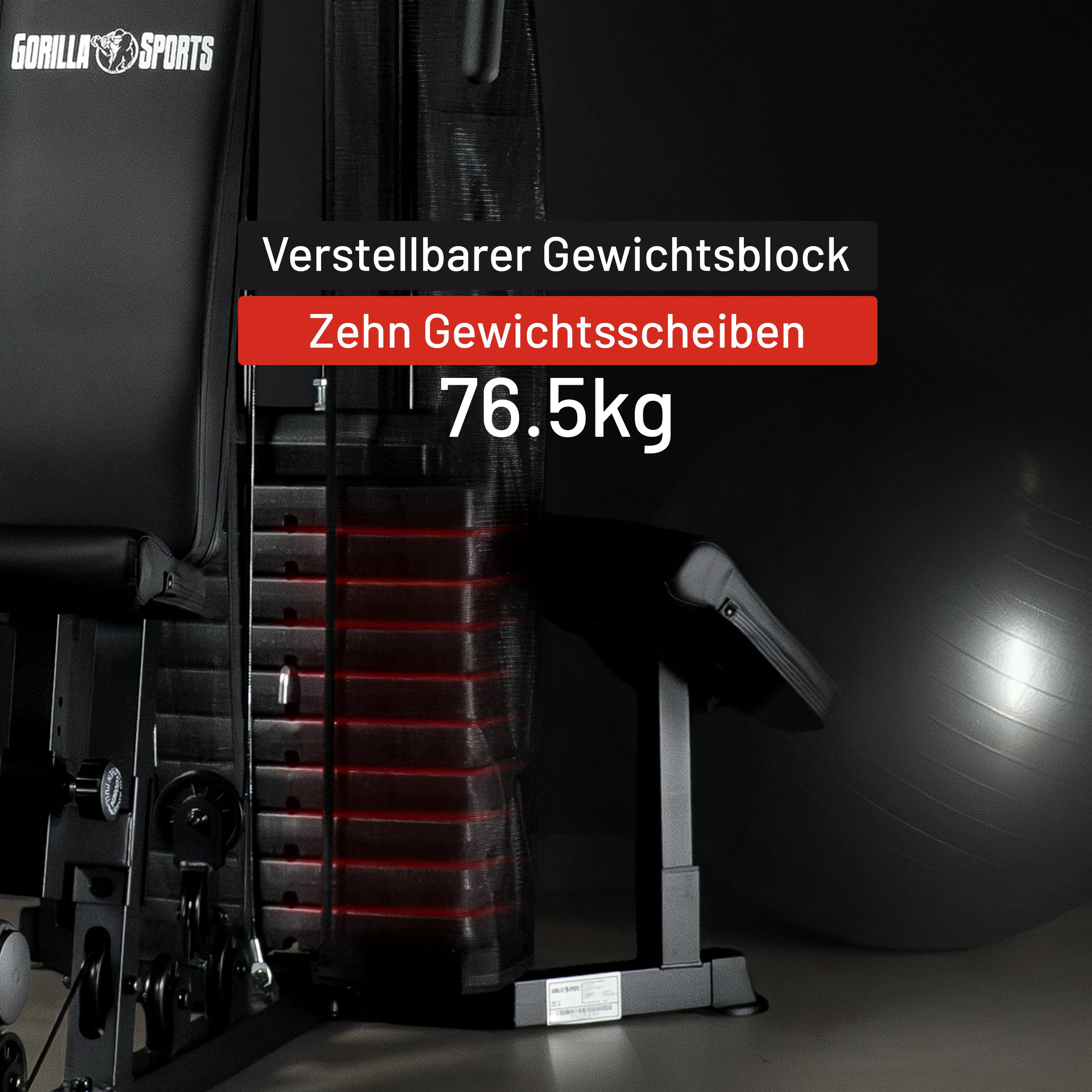 gyronetics-e-series-kraftstation-home-gym-mit-steckgewichte image 7