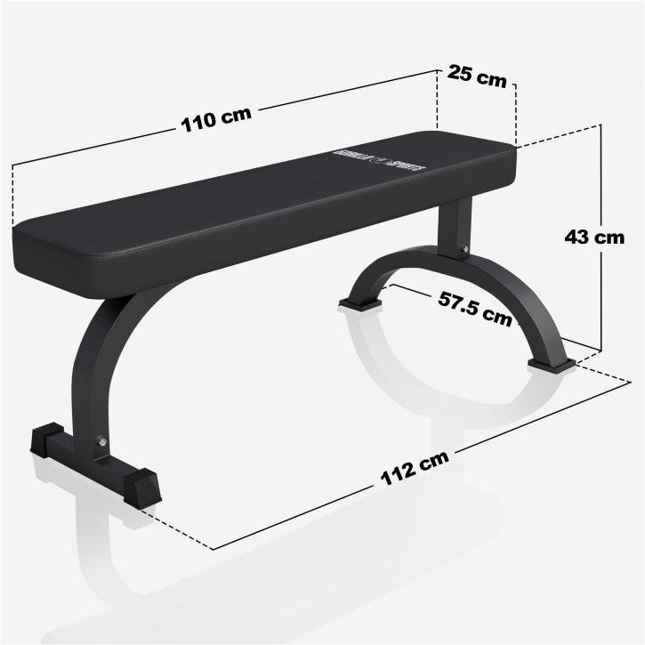 gyronetics-e-series-flachbank-massiv-schwarz-400-kg image 3