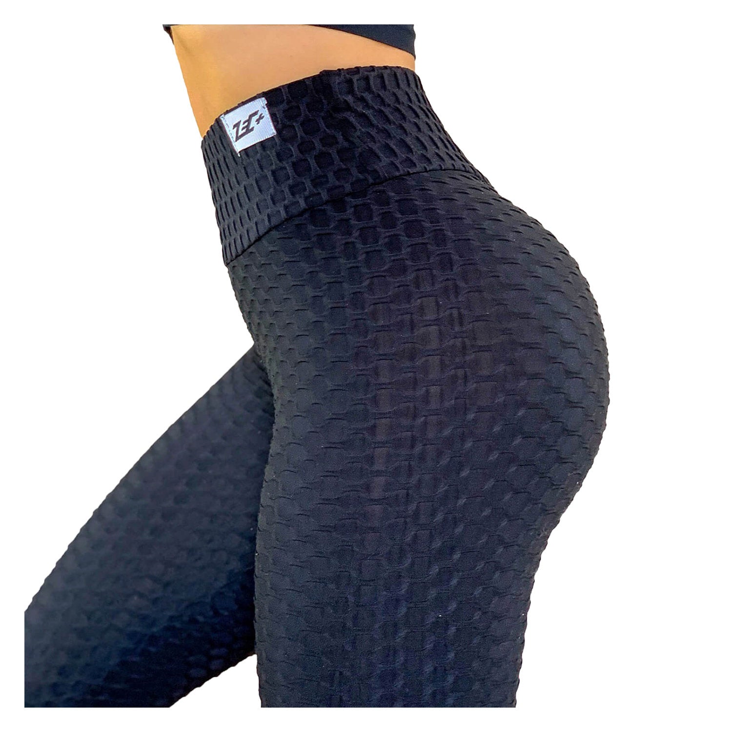 zec-leggings-perfect-shape-damen-high-waist-scrunch-schwarz image 8