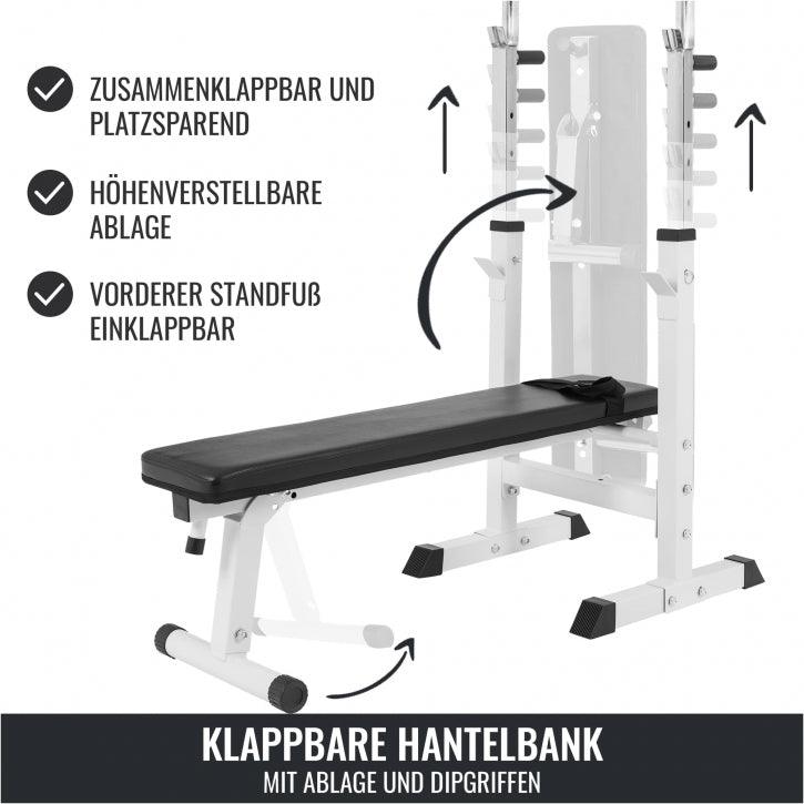 gyronetics-e-series-hantelbank-mit-ablage-komplettset-100-kg-schwarz image 8