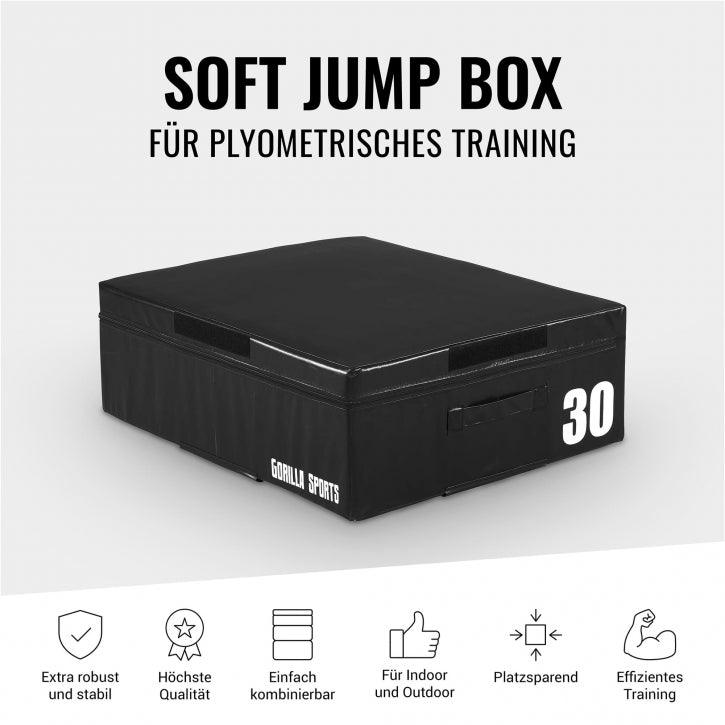 gyronetics-e-series-plyo-box-soft-jump-box-klett-30-cm-schwarz image 6