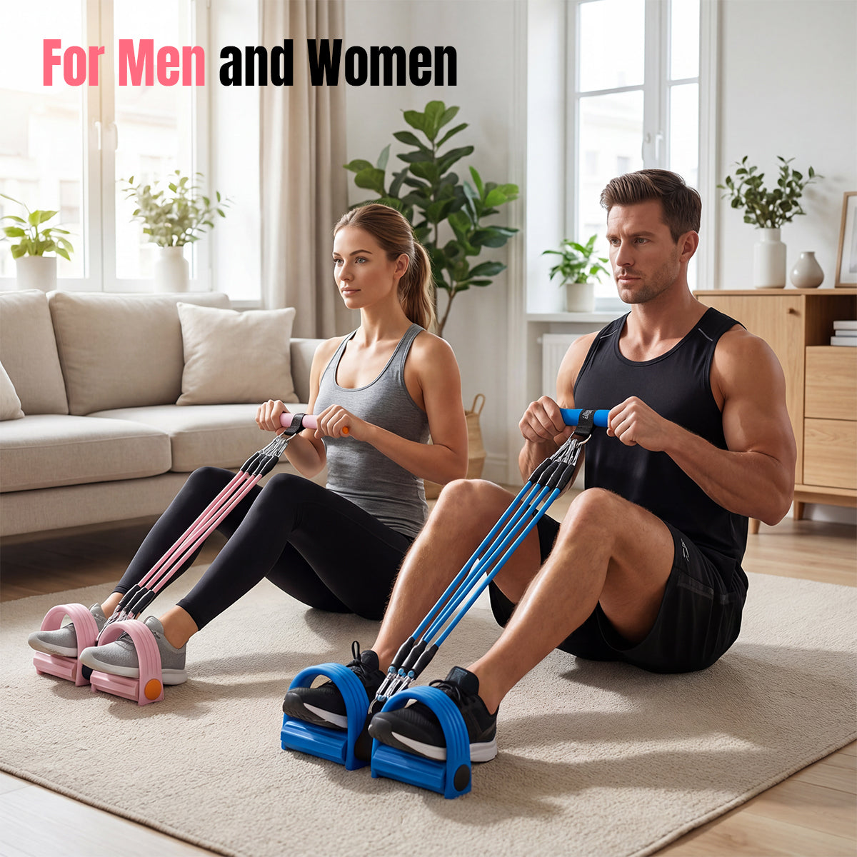 relife-resistance-bands-pedaltrainer-mit-griffen-pink image 2