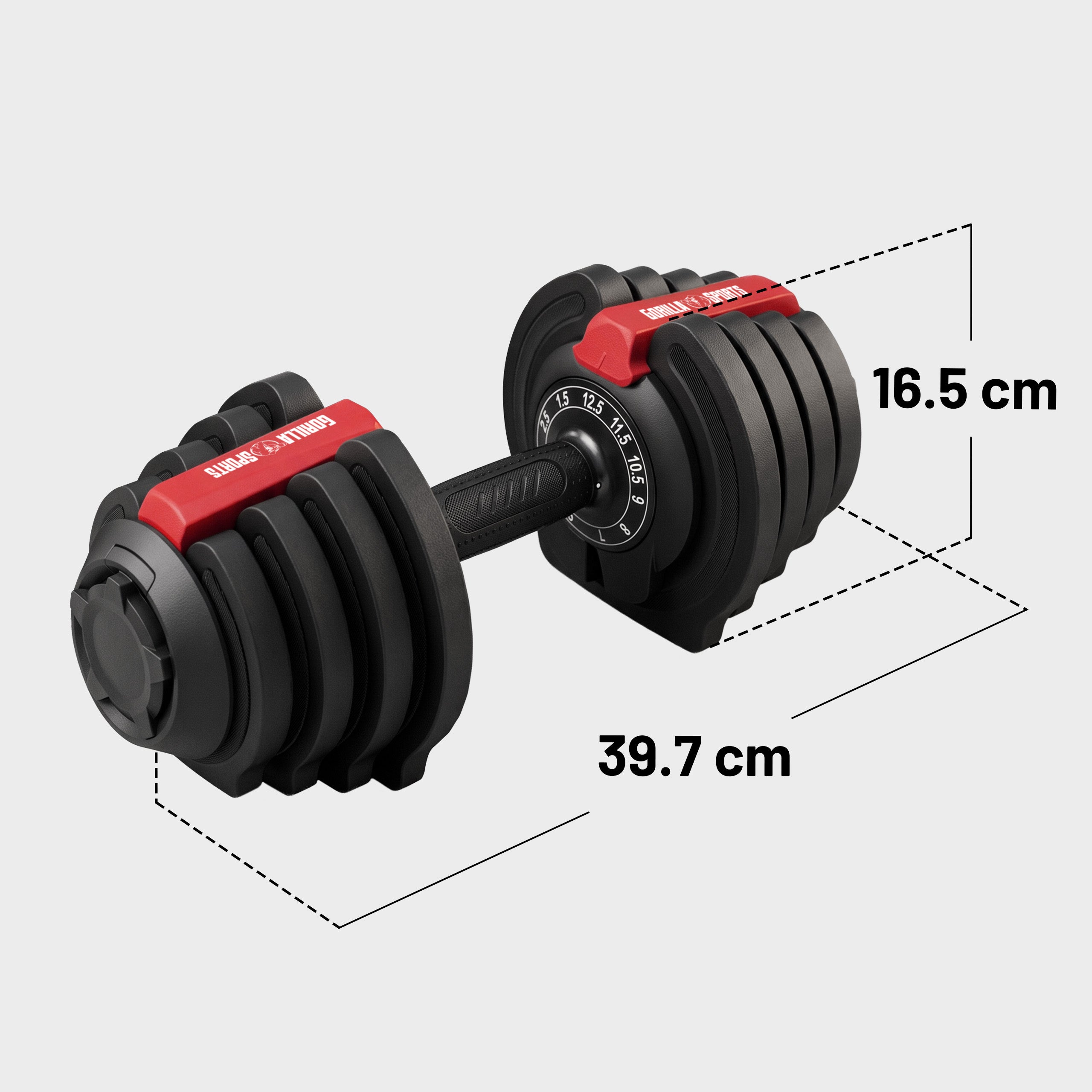 gyronetics-e-series-hanteln-verstellbar-2x12-5-kg-25-kg-set image 8