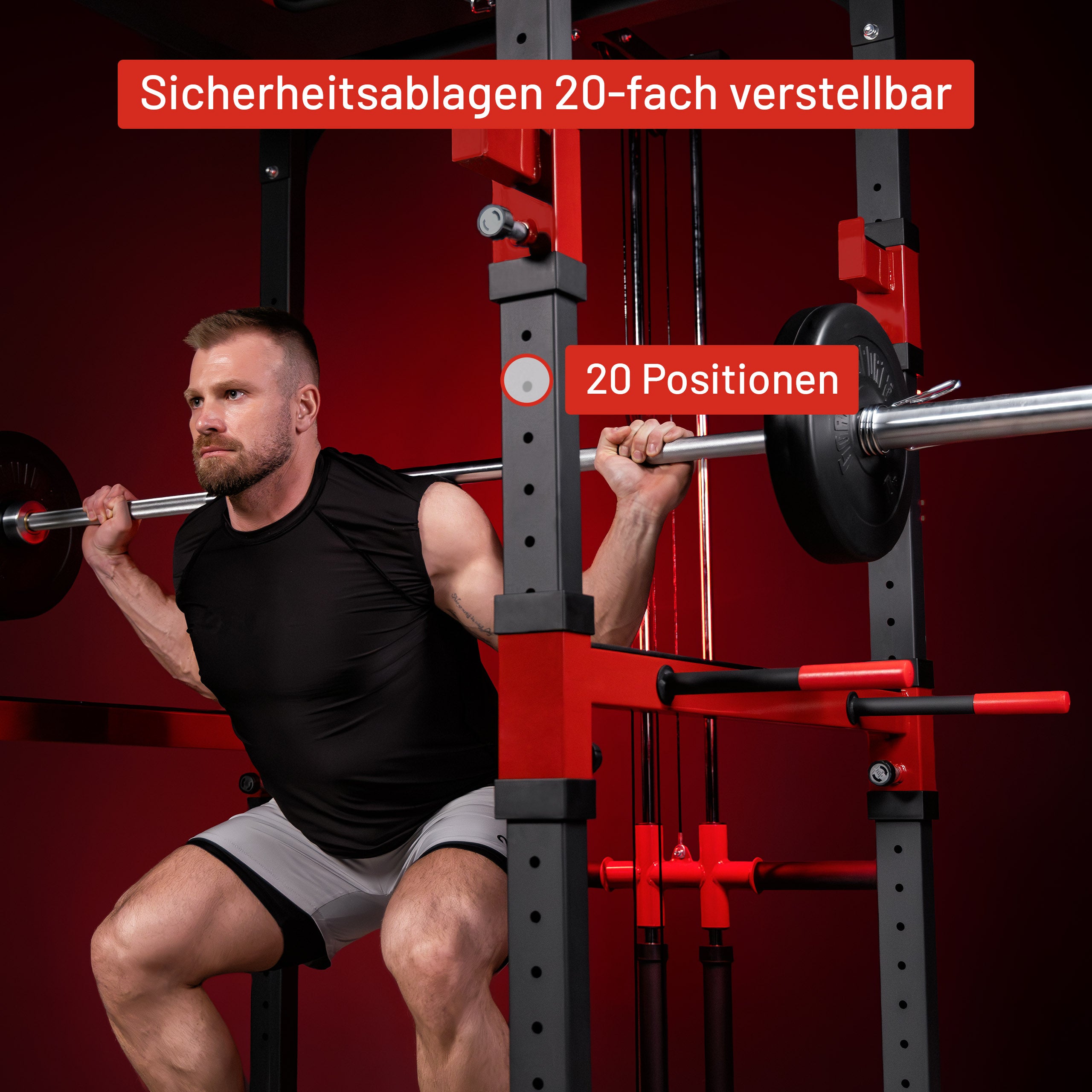 gyronetics-e-series-power-rack-kabelzug-fitnessstation-300-kg image 7