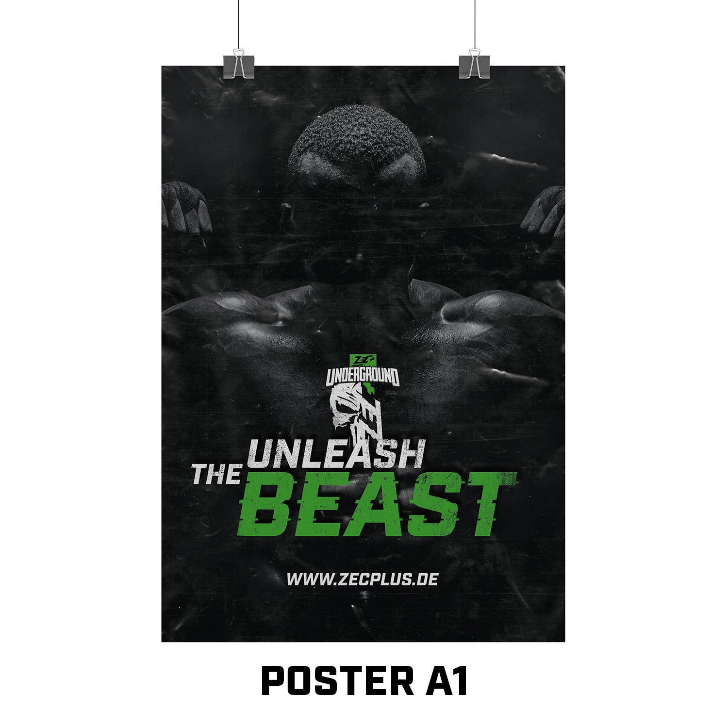 zec-poster-a1-punish-gym-fitness-wandposter image 3