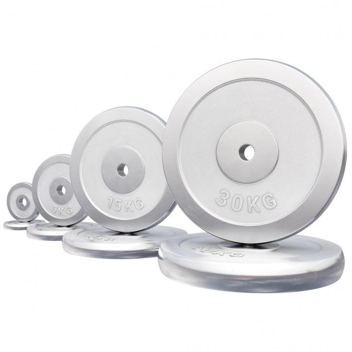 gyronetics-e-series-hantelscheibe-chrom-5-kg-gewichtsscheibe-30mm image 1