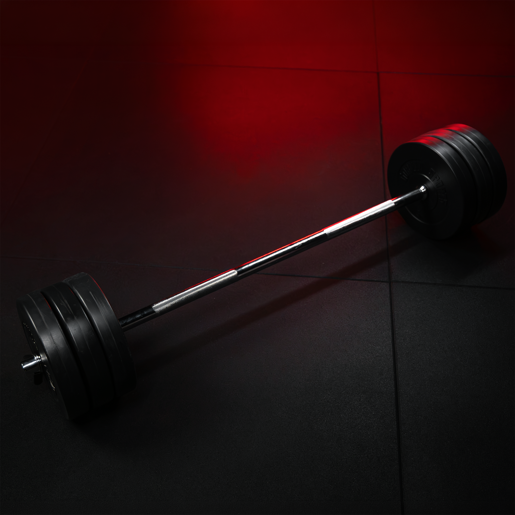 gorilla-sports-e-series-langhantel-set-38-kg-kunststoff-hantelset image 3