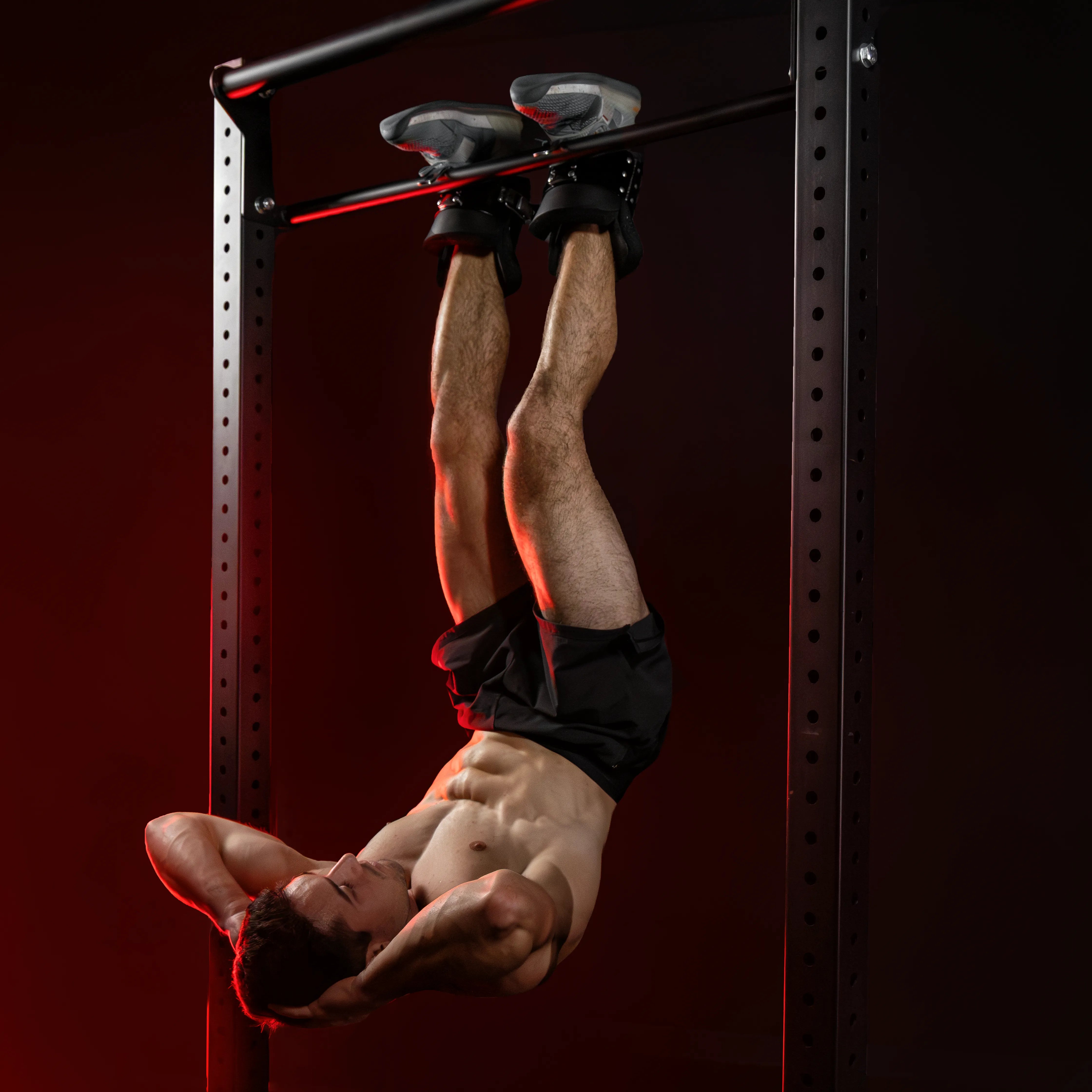 gyronetics-e-series-gravity-boots-schwarz-bauchtrainer image 2