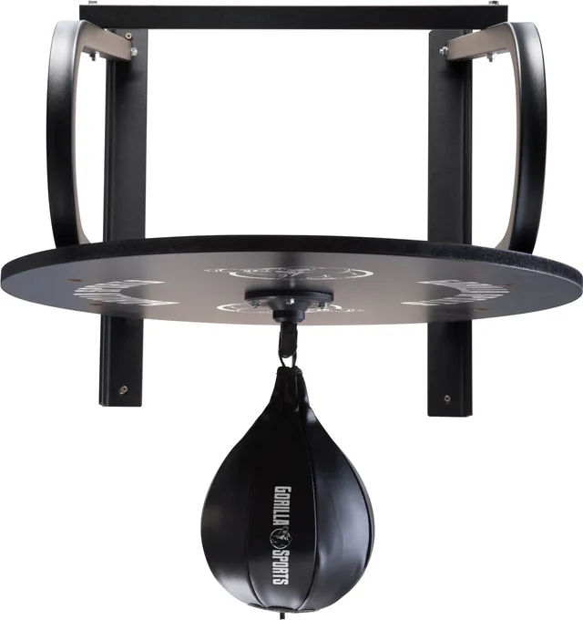 gyronetics-e-series-punchingball-set-mit-wandhalterung-schwarz image 1