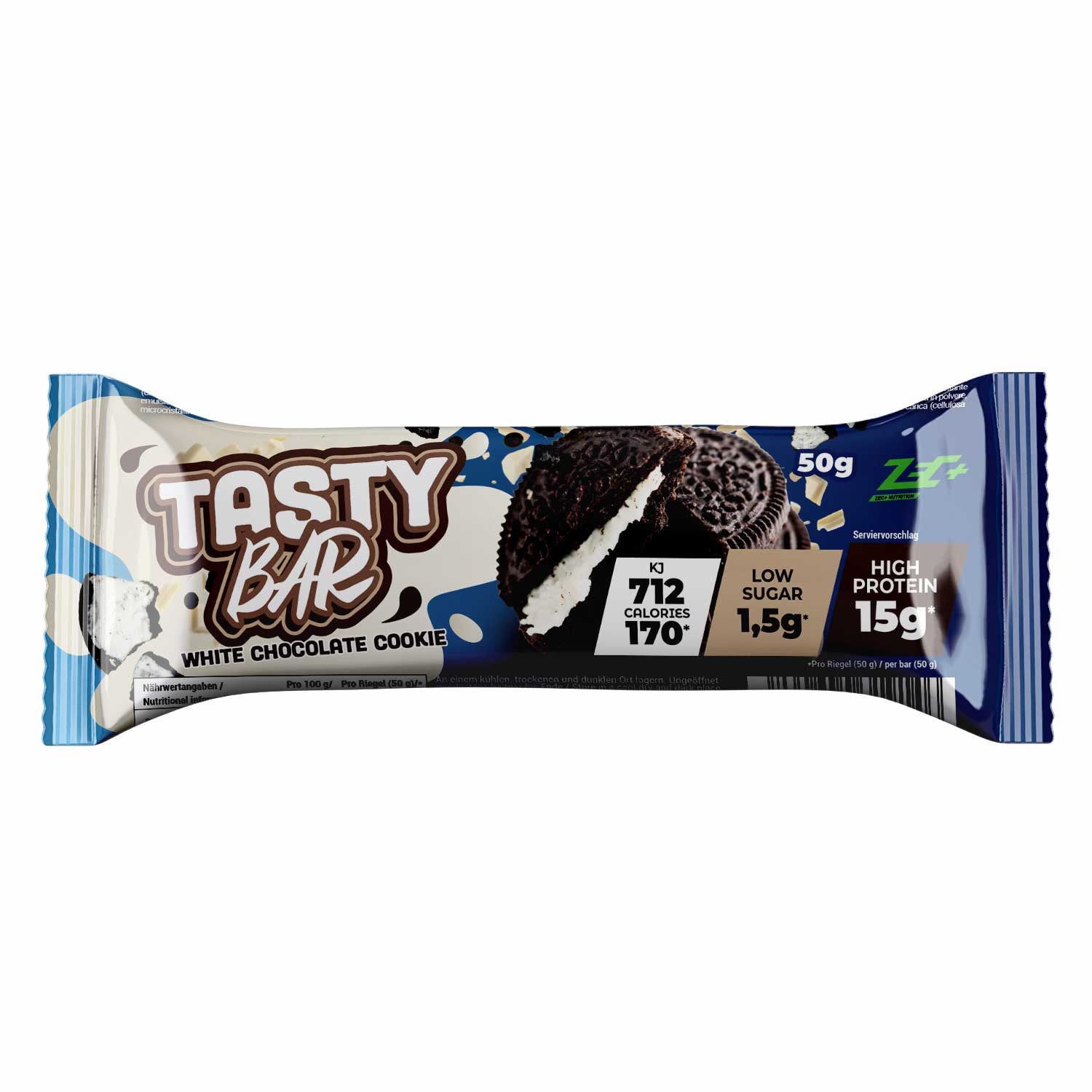 zec-tasty-bar-proteinriegel-white-chocolate-cookie-50g image 1