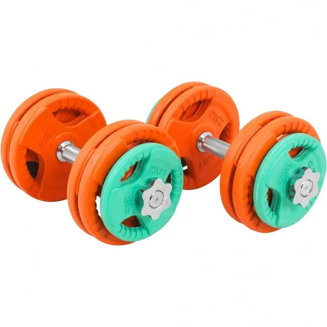 gyronetics-e-series-kurzhantel-set-30-kg-gummi-sternverschluss image 1