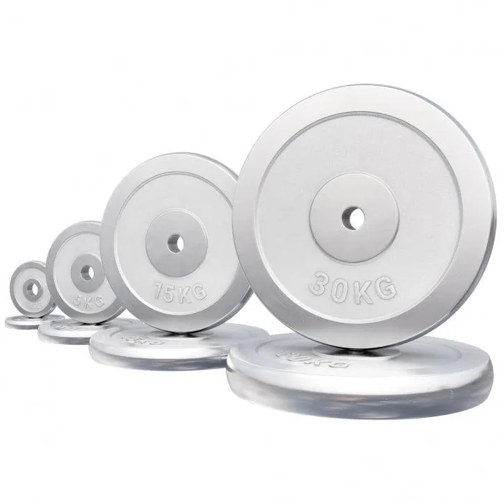 gyronetics-e-series-hantelscheibe-chrom-5-kg-gewichtsscheibe-30mm image 1