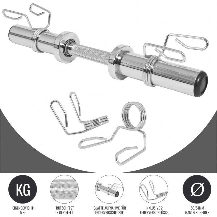gyronetics-e-series-kurzhantelstange-olympia-50-cm-50-mm-chrom image 4