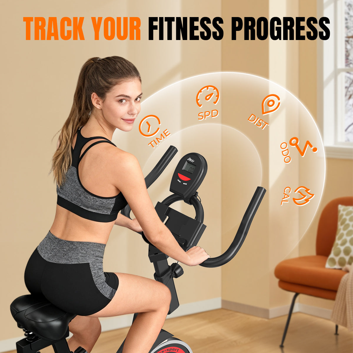 relife-exercise-bike-indoor-bike-heimtrainer-mit-riemenantrieb image 4