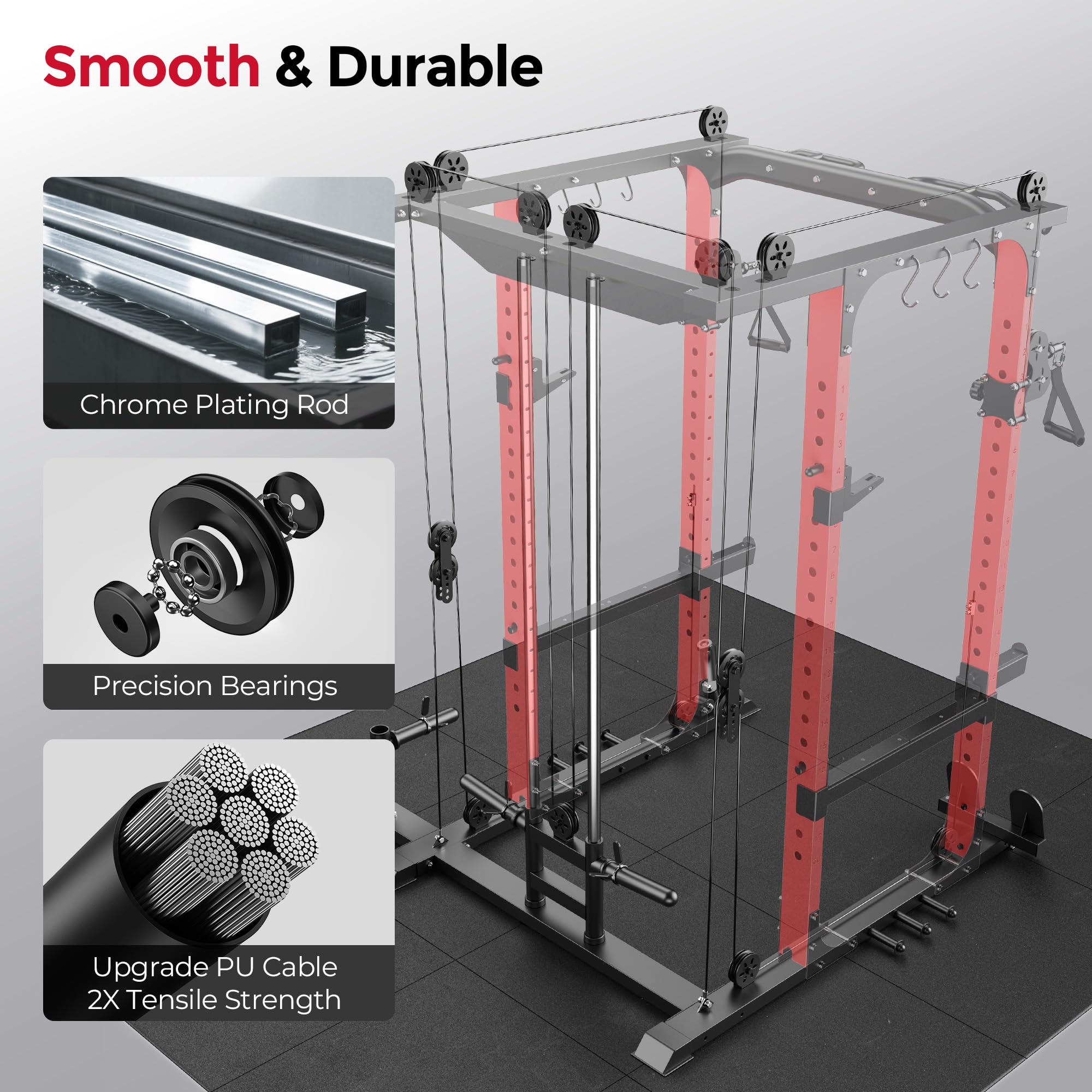 sportsroyals-power-cages-power-rack-kabel-crossover-rot image 4