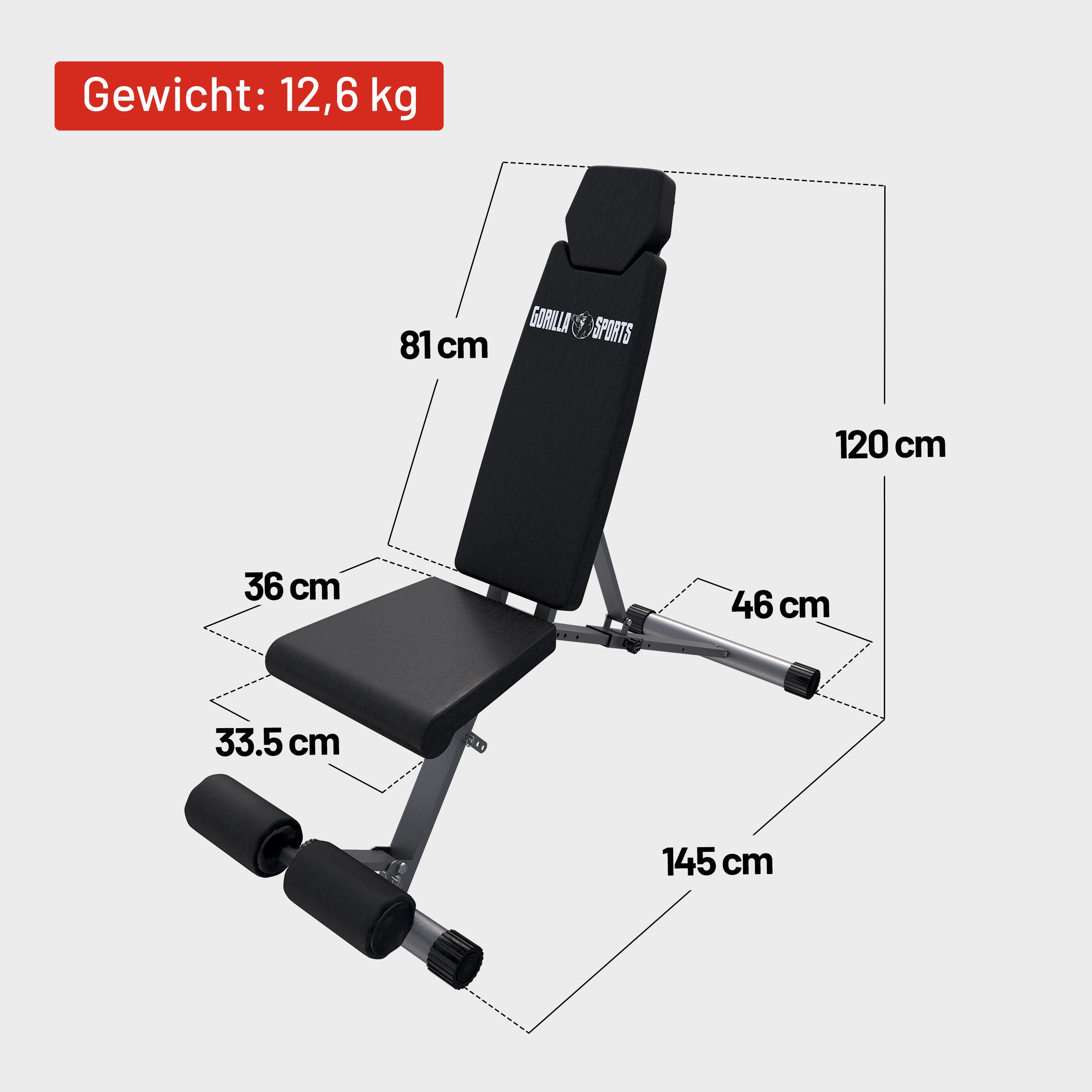 gyronetics-e-series-hantelbank-faltbar-verstellbar-200-kg-schwarz image 7