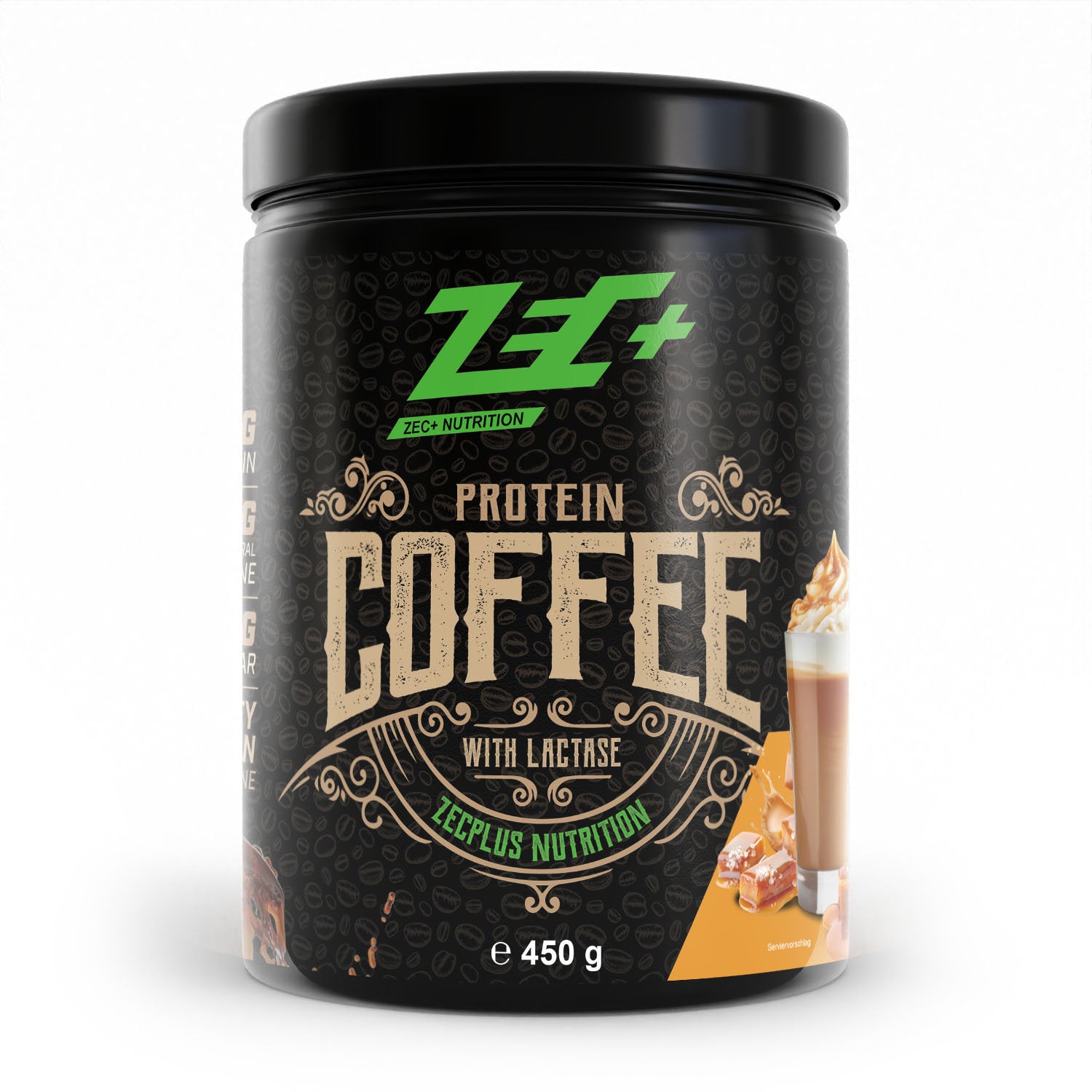zec-protein-coffee-pulver-450g-salted-caramel-koffein image 5