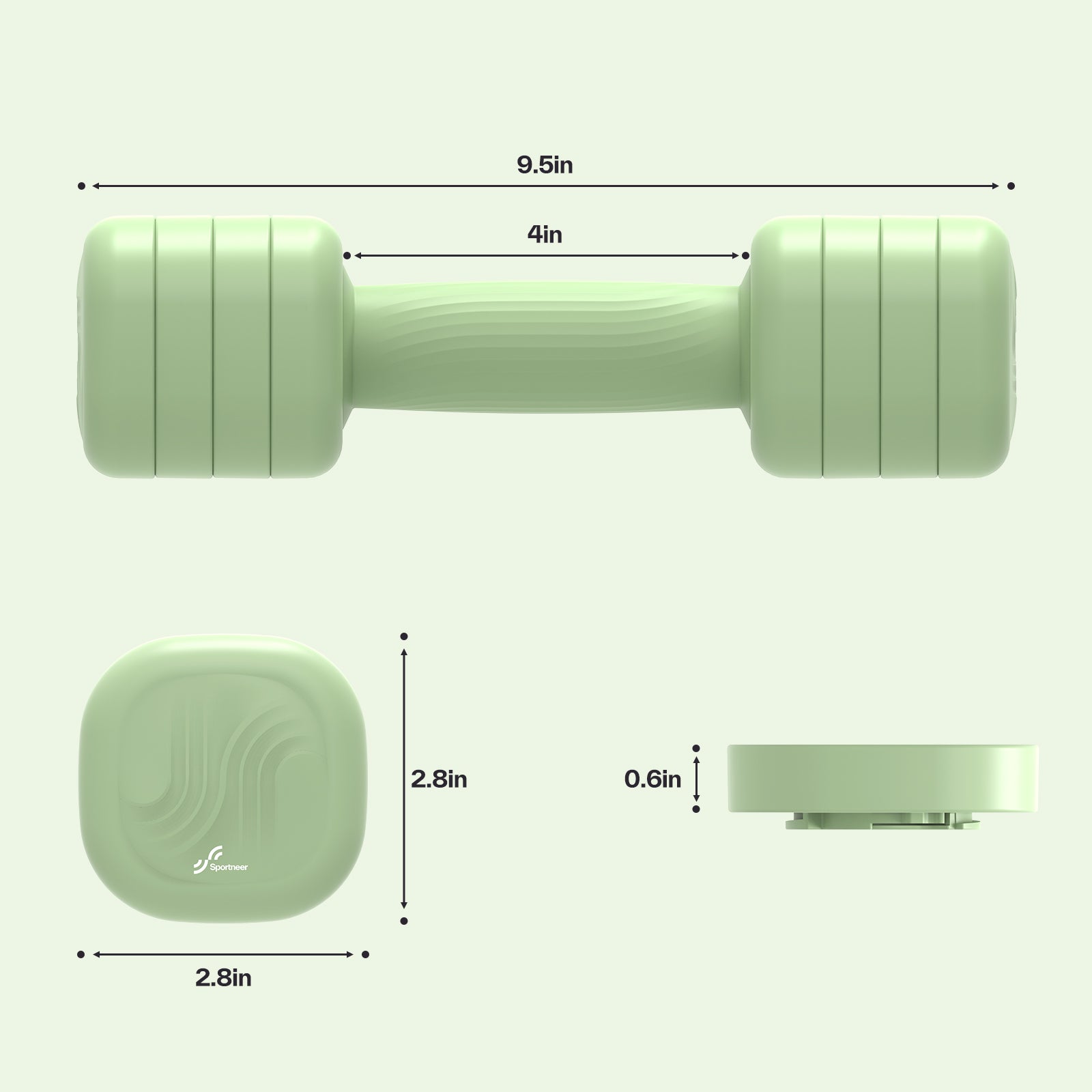sportneer-dumbbells-pro-5lb-verstellbare-hantel-twilight-black image 8