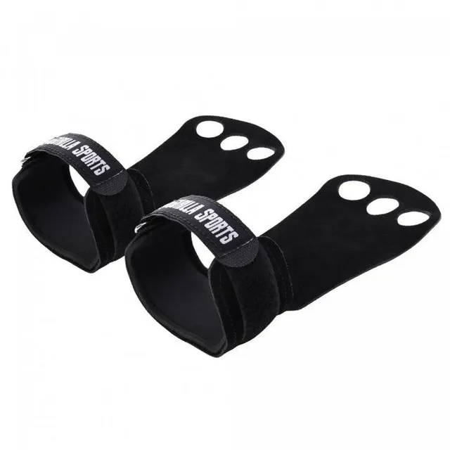gyronetics-e-series-hand-grips-2er-set-schwarz-s-l-leder-pu image 1