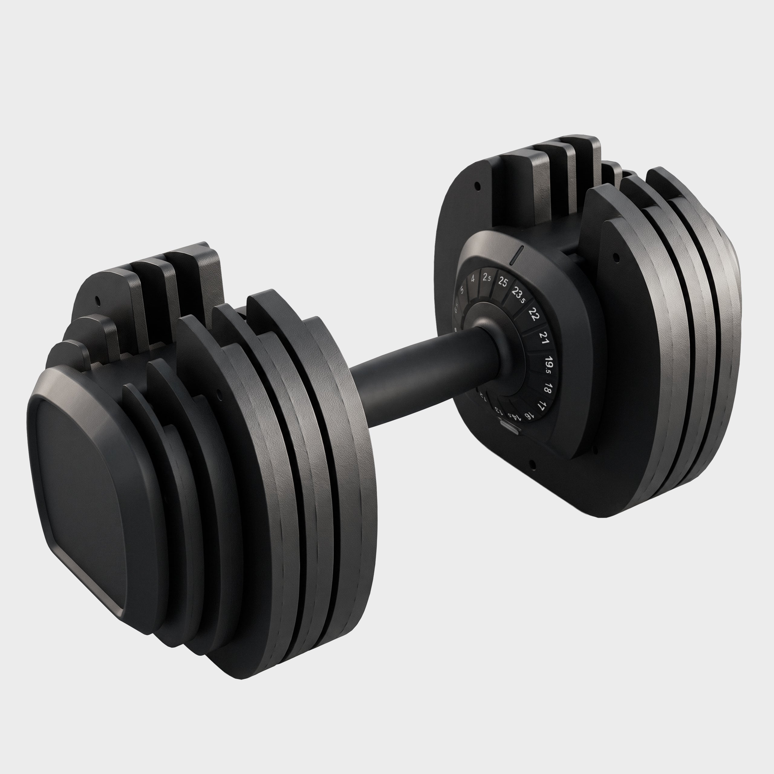 gyronetics-e-series-kurzhantel-verstellbar-25-kg-mit-ablage image 5