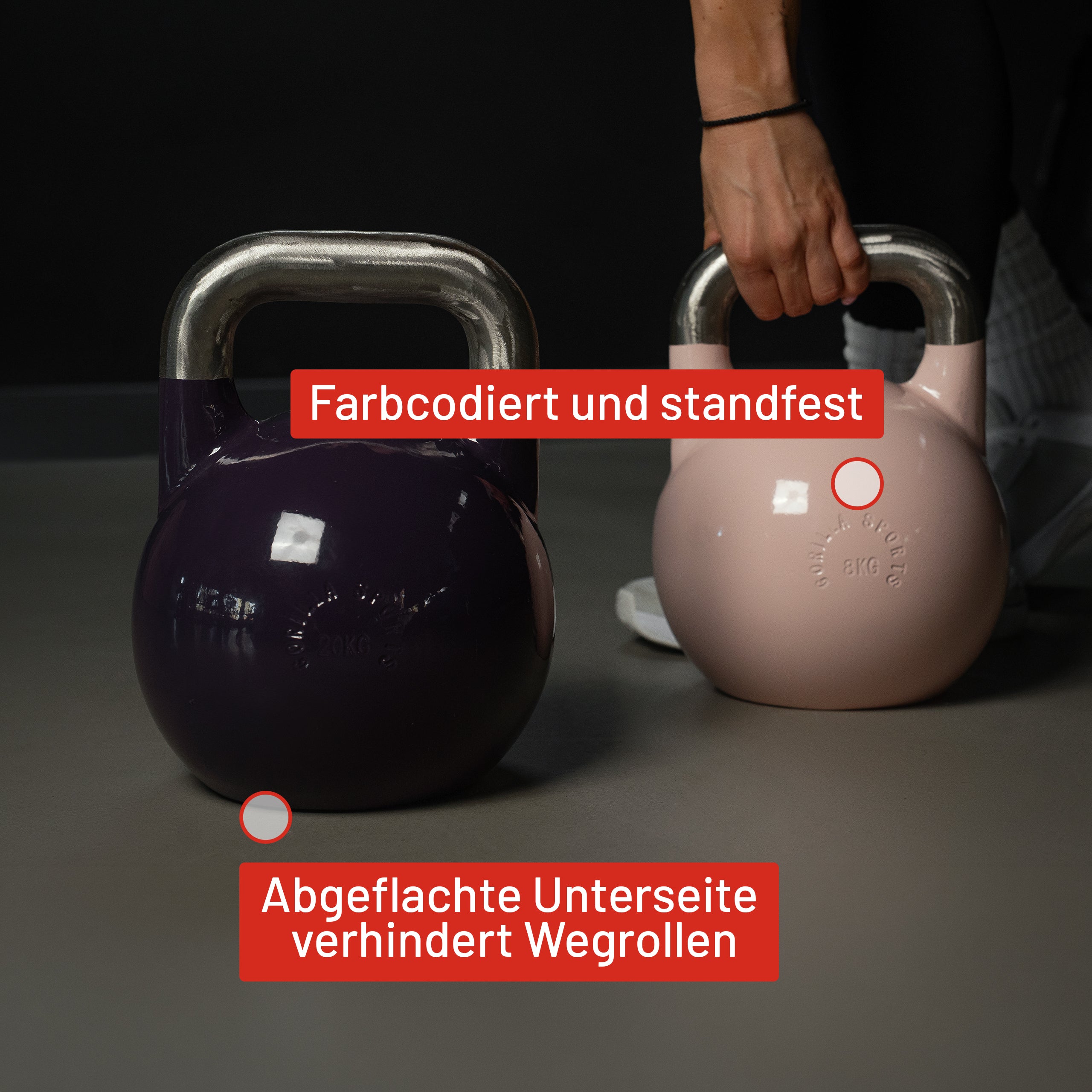 gyronetics-kettlebell-competition-kugelhantel-16-kg-stahl-farbcodiert image 5