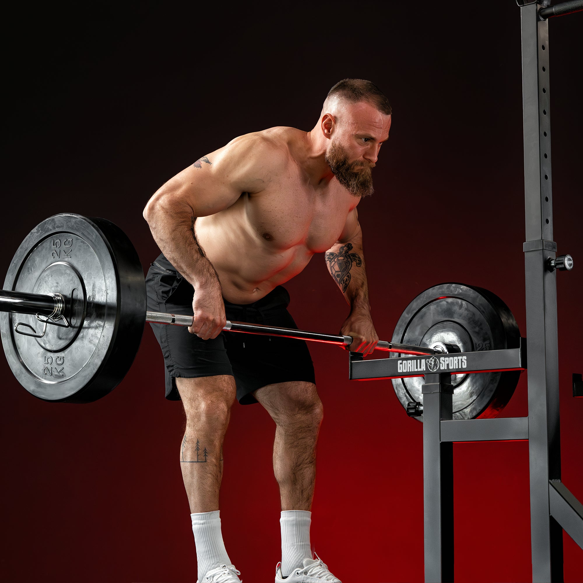 gyronetics-e-series-squat-rack-mit-langhantelset-170-kg image 2